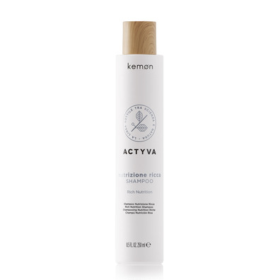 Shampoo nutricional rico Kemon Actyva 250 ml