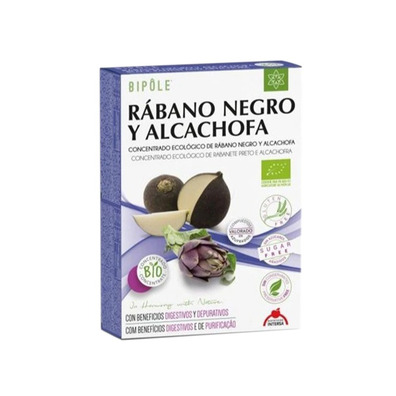 Rabanete Bipolo Preto e Alcachofra