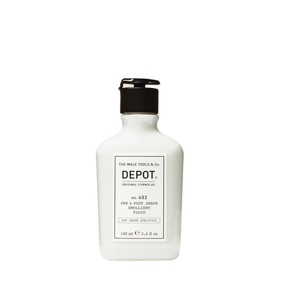 Depósito No. 402 Fluido Emoliente Pré e Pós-barba 50 ml