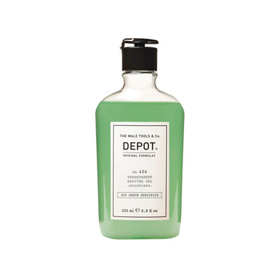 Depot No. 406 Gel de Barbear Transparente 