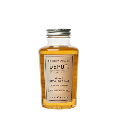 Depósito No. 601 Gel de banho suave Fresh Black Pepper fragance