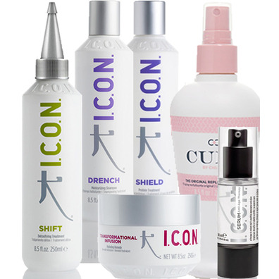 ICON SHIFT, DRENCH, INFUSION, SHIELD, CURE SPRAY E SERUM