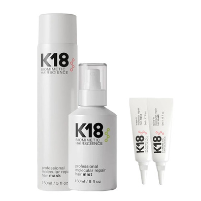 K18 Pack para névoa capilar e máscara reparadora