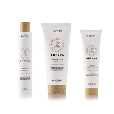 Kemon Pack Natal Actyva Disciplina Curly Cream