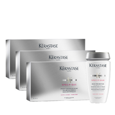 Kerastase Anti-queda de cabelo Specifique Aminexil 3 caixas + Shampoo