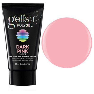 Poligel Gelish Morgan Taylor Dark Pink sheer