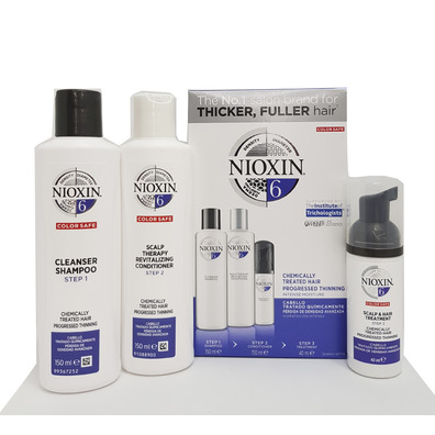 Sistema Nioxin 6 Kit 3 Passos 300 ml