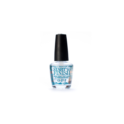 OPI Start to Finish Base, Protector y Fortalecedor (Sin Formaldehido) 15 ml