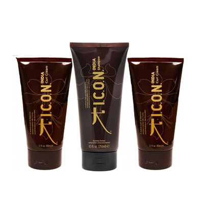 Pack I. C. O. N. Personalizado 2 Curl cream   1 Shampoo Índia