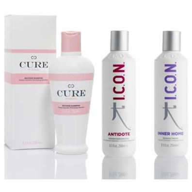ICON PACK CURE SHAMPOO, ANTIDOTE E INNER HOME