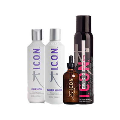 ICON Pack Drench   Inner Home 250 ml   Índia Hair Oil   ICON Airshine