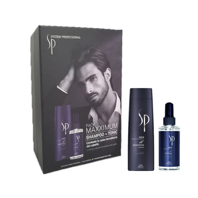 Pack Wella Sp Men Maxximum Shampoo   Tonic