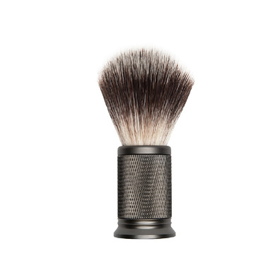 Depósito nº 734 Escova de barbear vintage de metal antracite